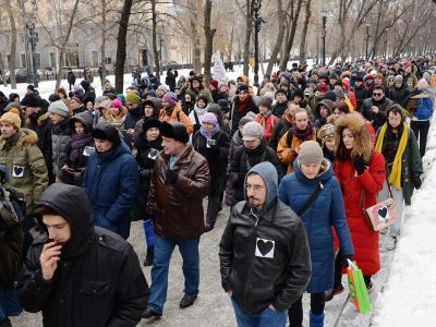 Акция "Марш материнского гнева", Москва, 10.2.19. Фото: Денис Каминев / RTVI