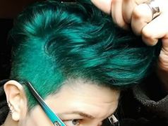 Зеленые волосы. Фото: Pinterest