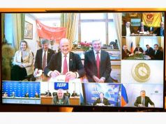 Г.Зюганов и руководство КПРФ на онлайн-встрече с Путиным, 25.09.21. Фото: kremlin.ru